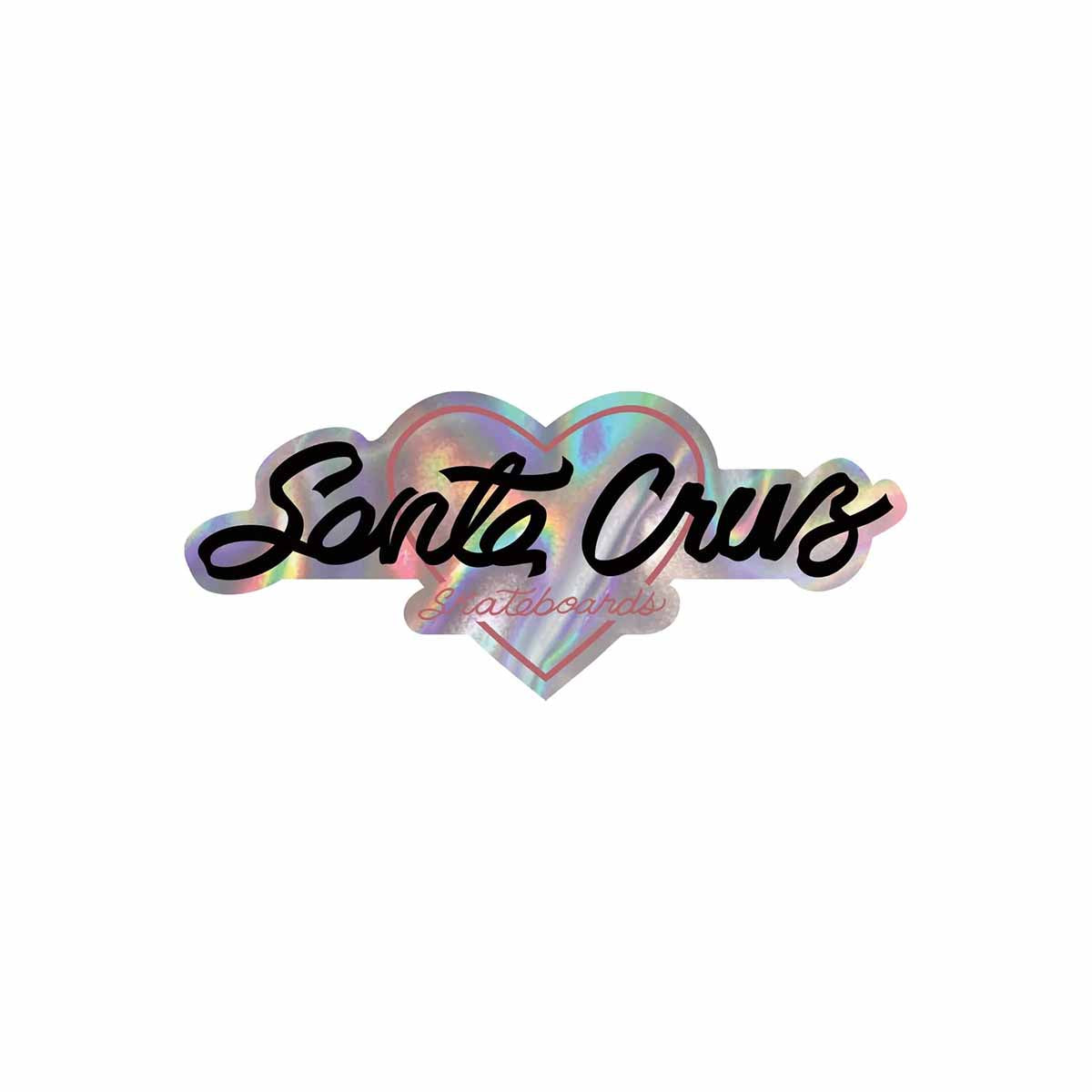 Santa Cruz Love Dot Holographic 3.6" Sticker
