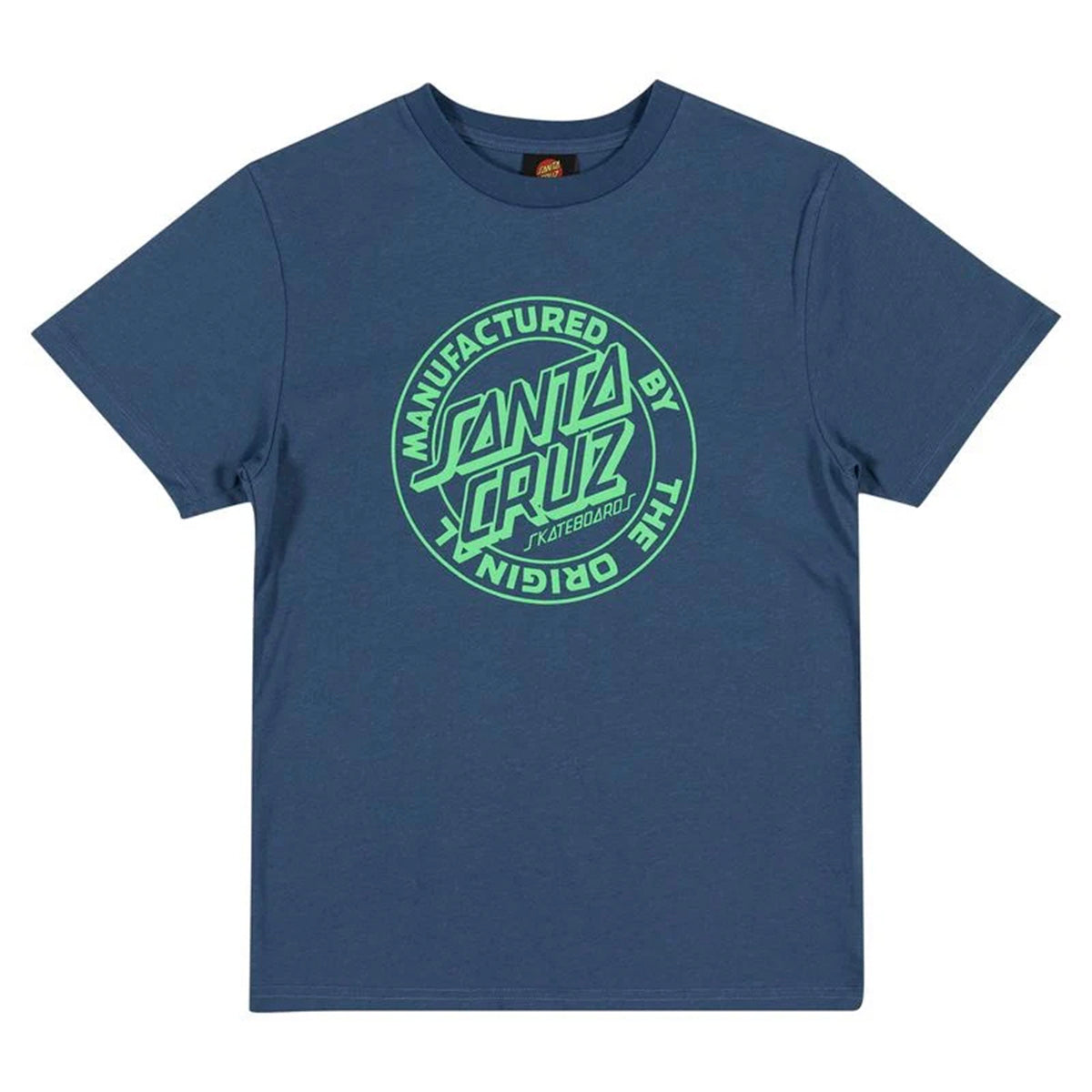 Santa Cruz MFG Dot Youth Tee Dark Blue