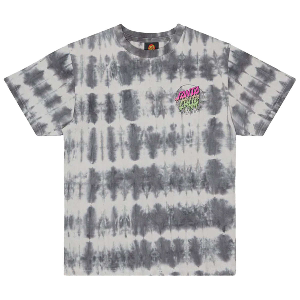 Santa Cruz - Rad Dot Hollow Youth Tee Black Tie Dye