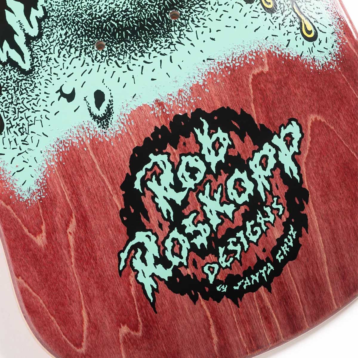 Santa Cruz Rob Roskopp Face Two 9.9 Reissue Skateboard Deck
