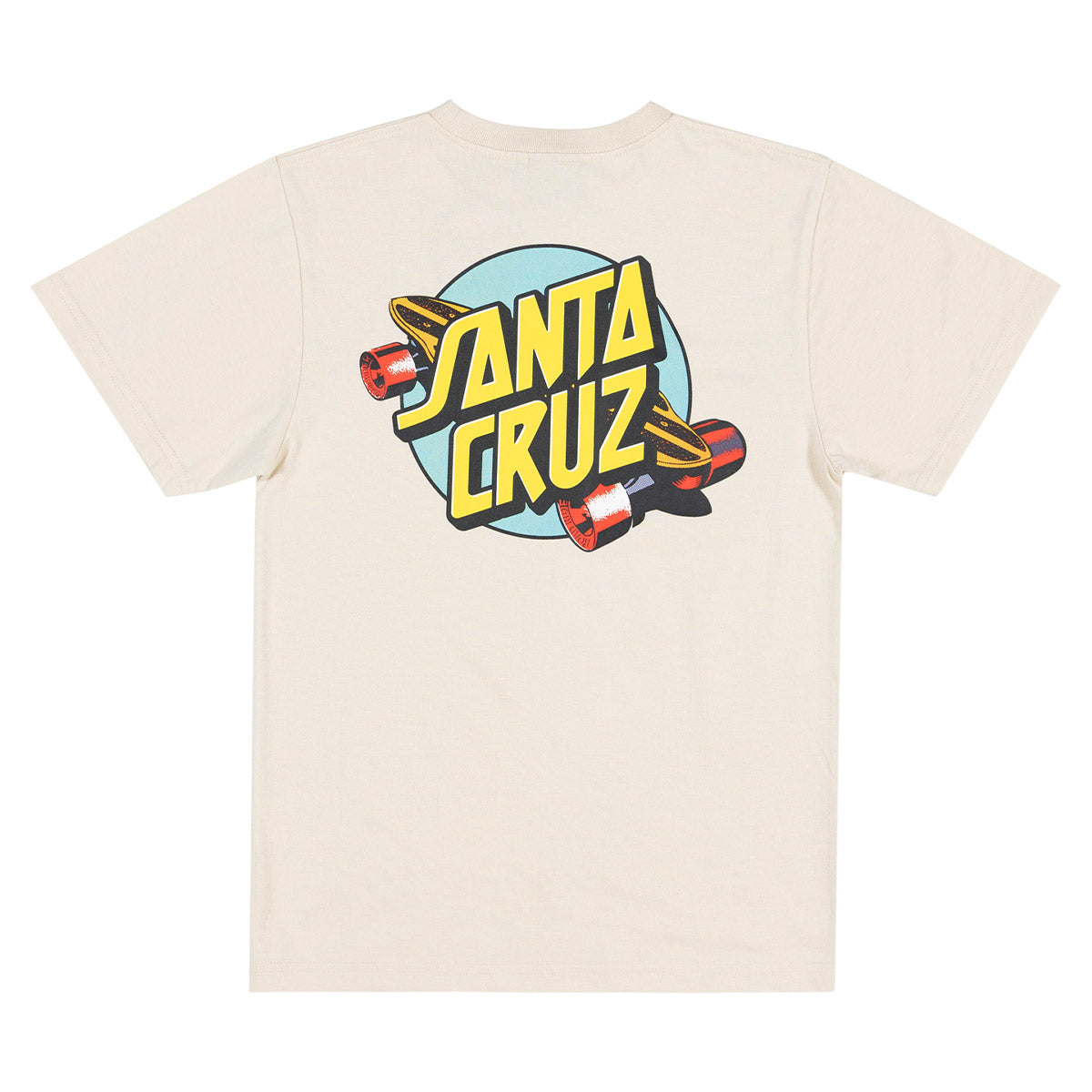Santa Cruz Summer 76 Youth Tee Natural Back