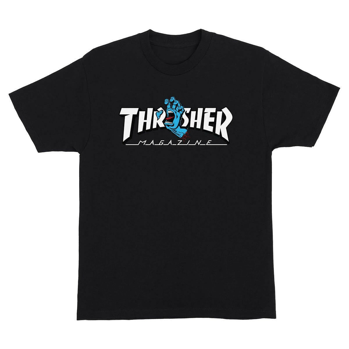 Santa Cruz - Thrasher Screaming Logo Tee Black.