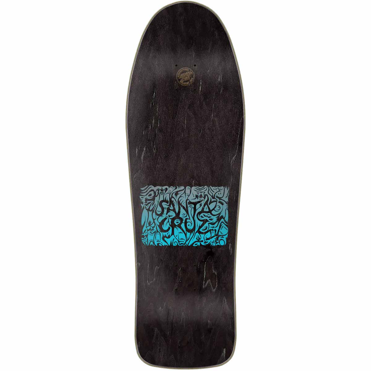 Santa Cruz Tom Knox Firepit Metallic 10.0 Reissue Skateboard Deck Top