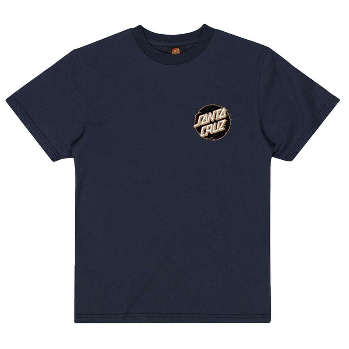 Santa Cruz - Toxic Skull Youth Tee Navy.