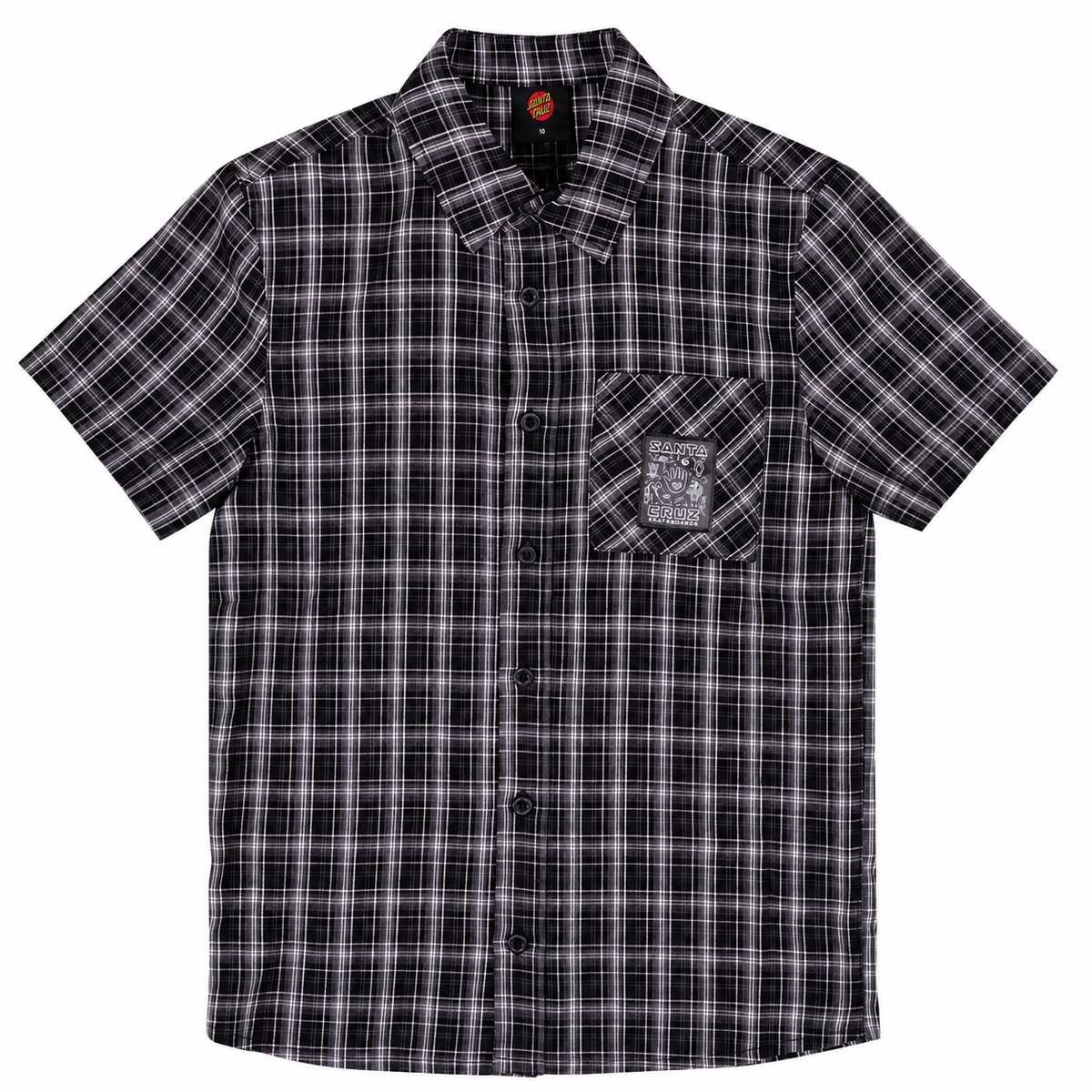 Santa Cruz Tripper Mono Patch Youth Shirt Black - front