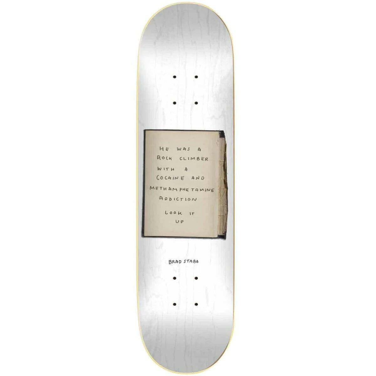 Skate Mental - Brad Staba Letter 8.5 Skateboard Deck.