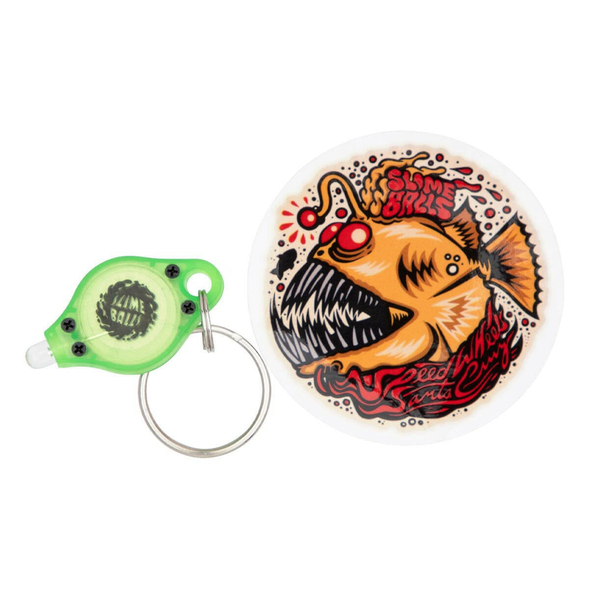 Slime Balls - Angler Light Ups OG Slime 60MM 78A Skateboard Wheels.