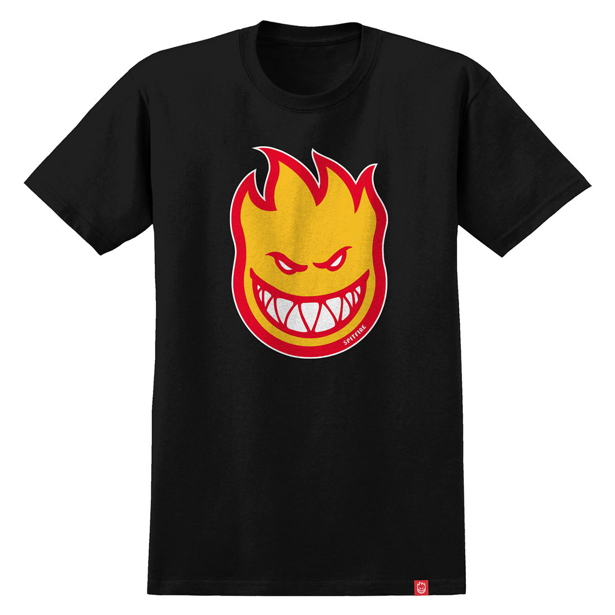 Spitfire Bighead Fill Youth Tee Black/Gold/Red