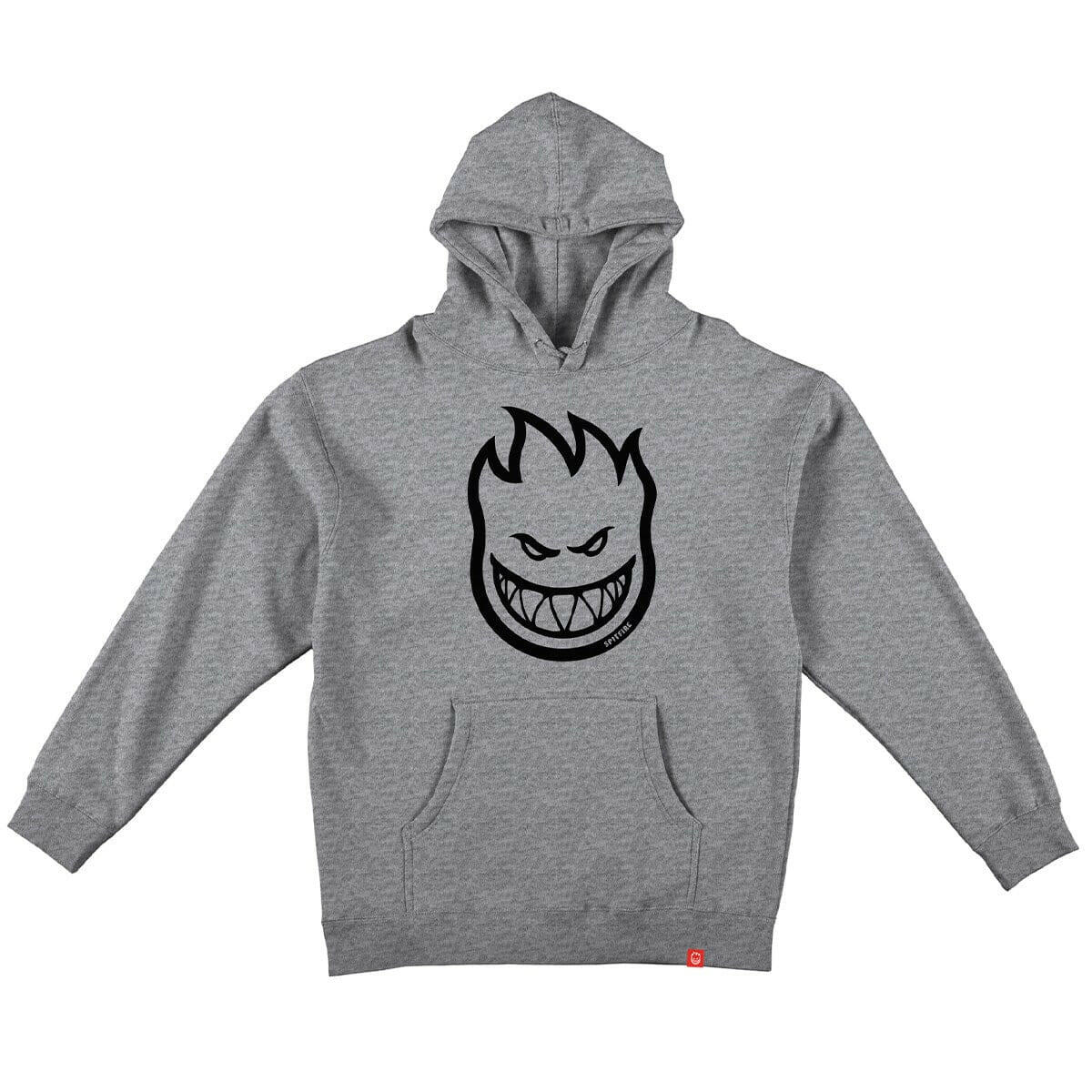 Spitfire - Bighead Hoodie Heather Grey/Black.