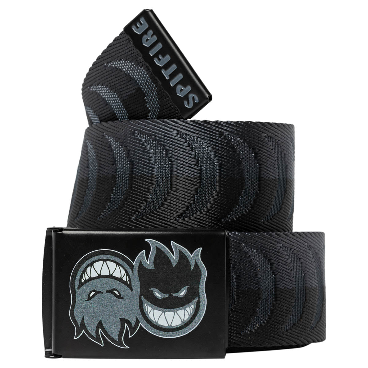 Spitfire Eternal Crescent Web Belt Charcoal/Black