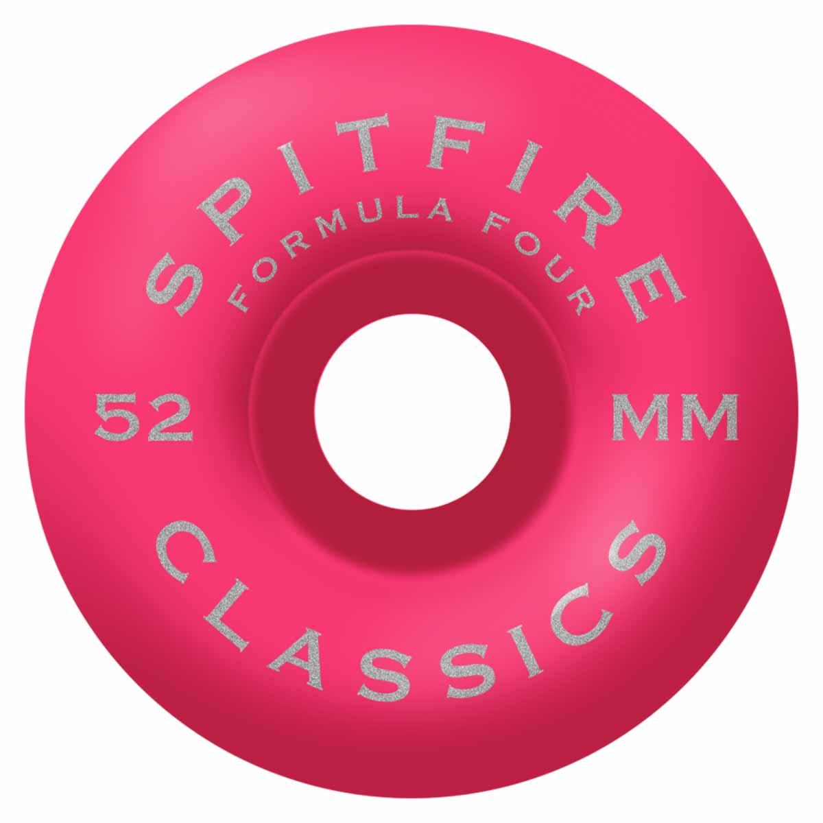 Spitfire F4 Floral Pink Classic 52MM 99A Skateboard Wheels Back