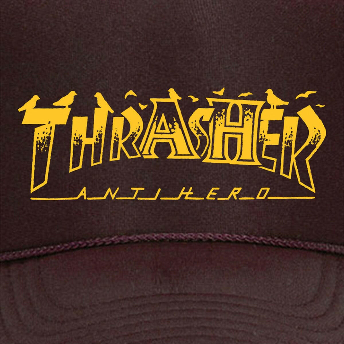 Thrasher - Anti Hero Pigeon Mag Trucker Brown.