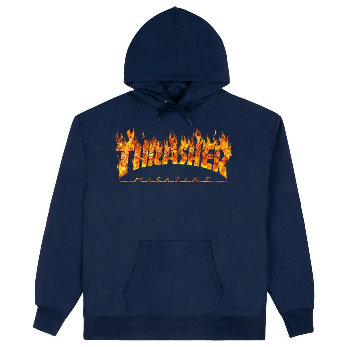 Thrasher - Inferno Hoodie Navy.