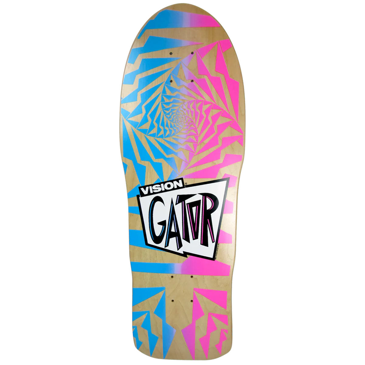 Vision - Gator II Natural Fade 10.25 Reissue Skateboard Deck.