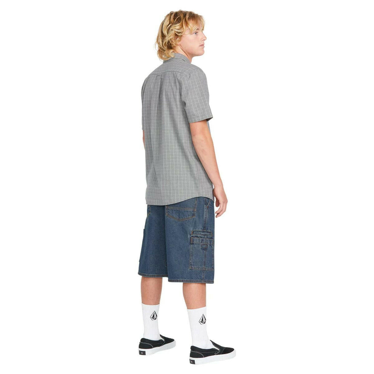 Volcom - 1991 Utility Denim Shorts Indigo Ridge Wash.