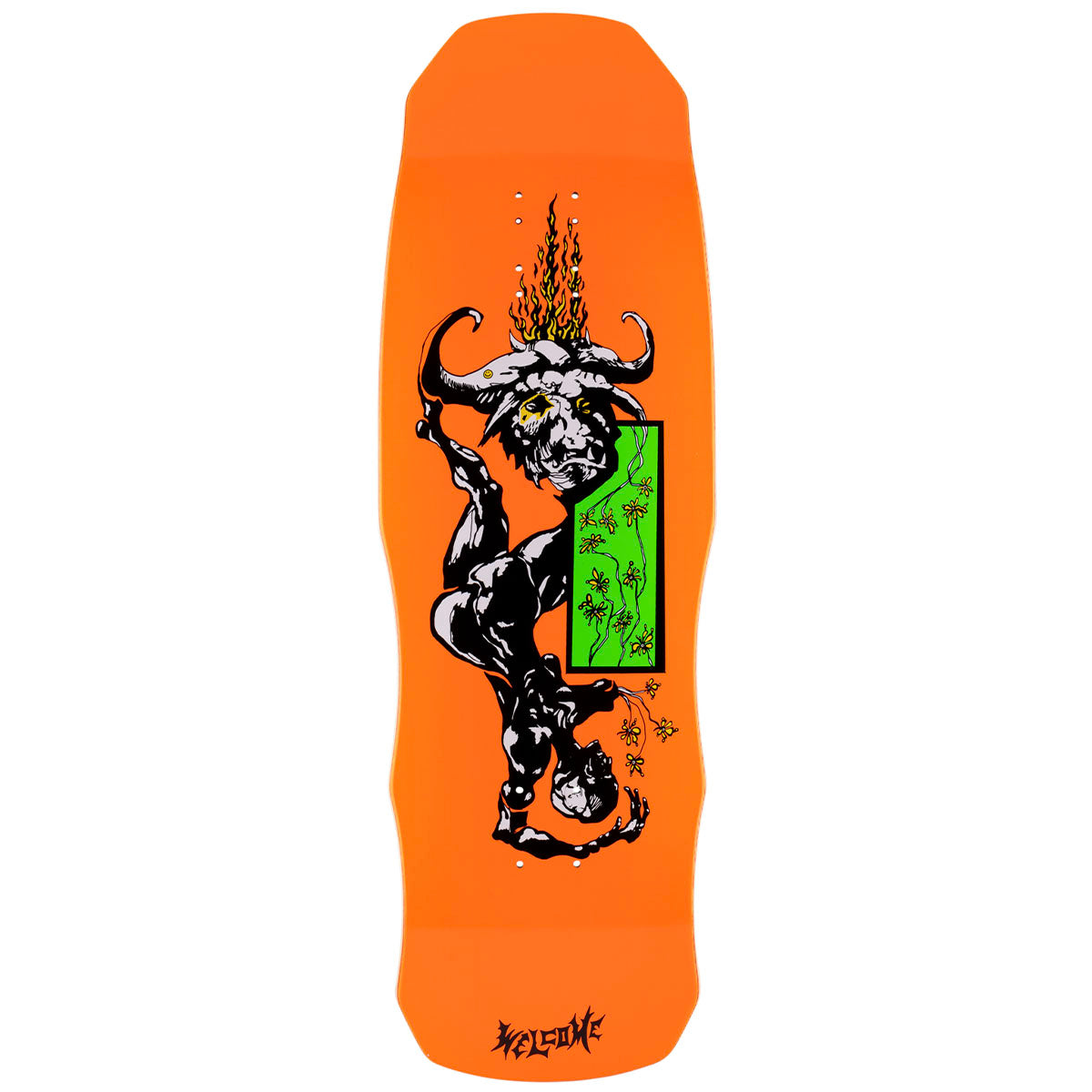Welcome - Horny on Dark Lord 9.75 Skateboard Deck.