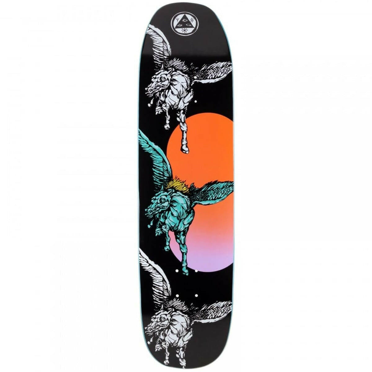 Welcome - Peggy on Son Of Moontrimmer 8.25 Skateboard Deck.