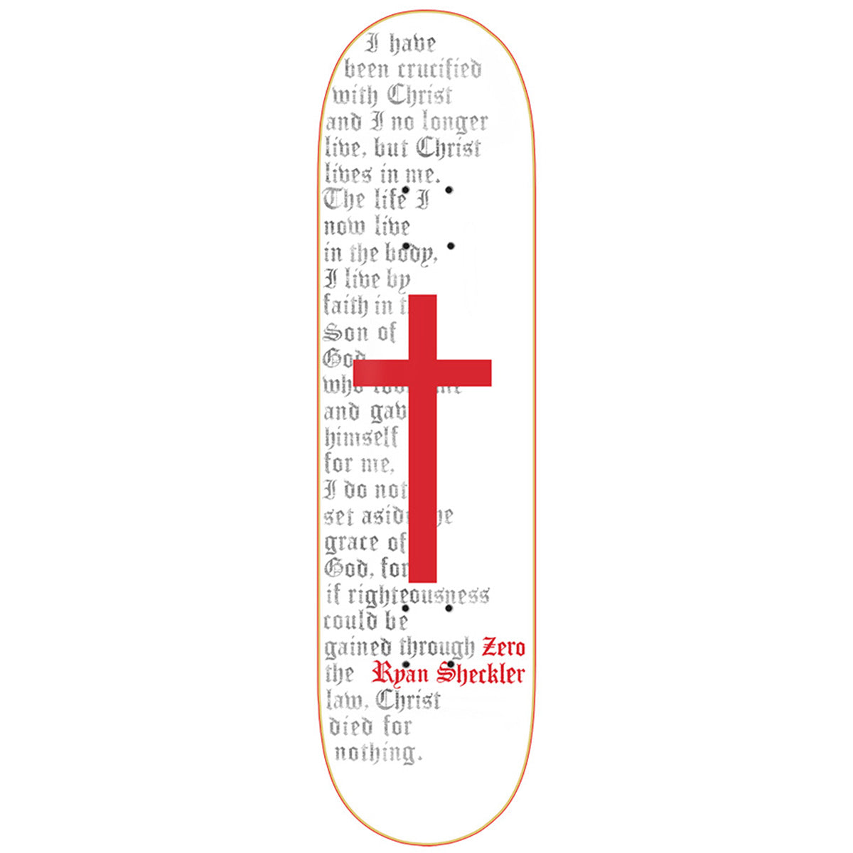 Zero Ryan Sheckler Cross Skateboard Deck
