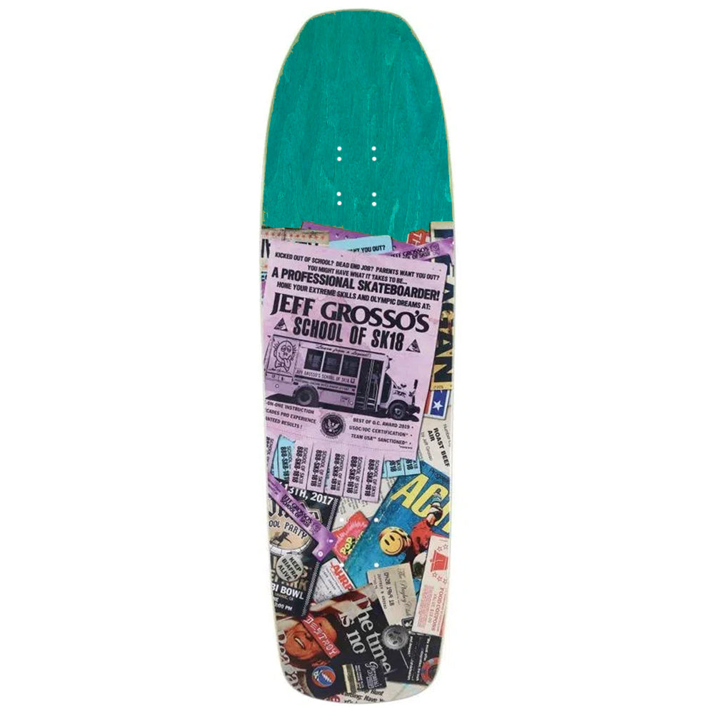 Anti Hero - Jeff Grosso School of Sk18 9.25 Skateboard Deck