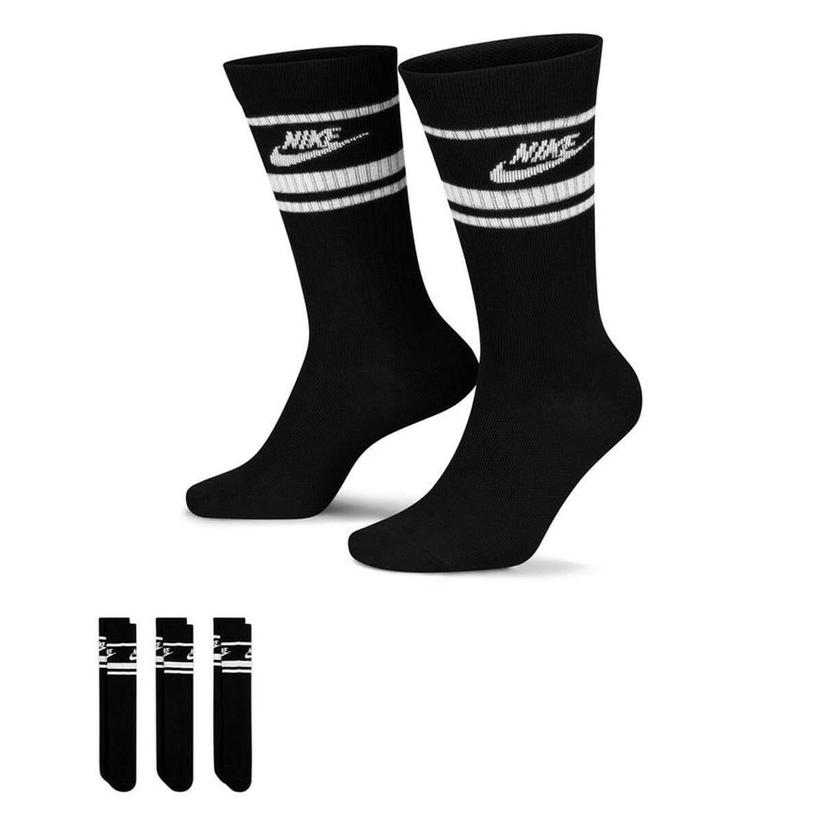 Nike - Everyday Essential Mens Socks Black 3 Pack.