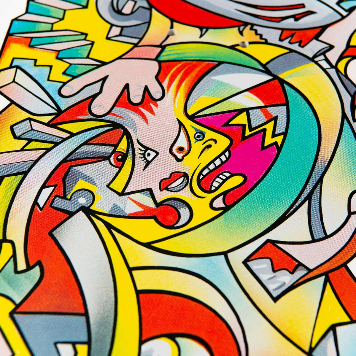 Santa Cruz - Hosoi Picasso 10.26 Reissue Skateboard Deck.