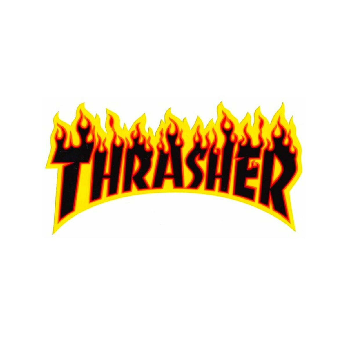 Thrasher - Flame Logo 6" Sticker.