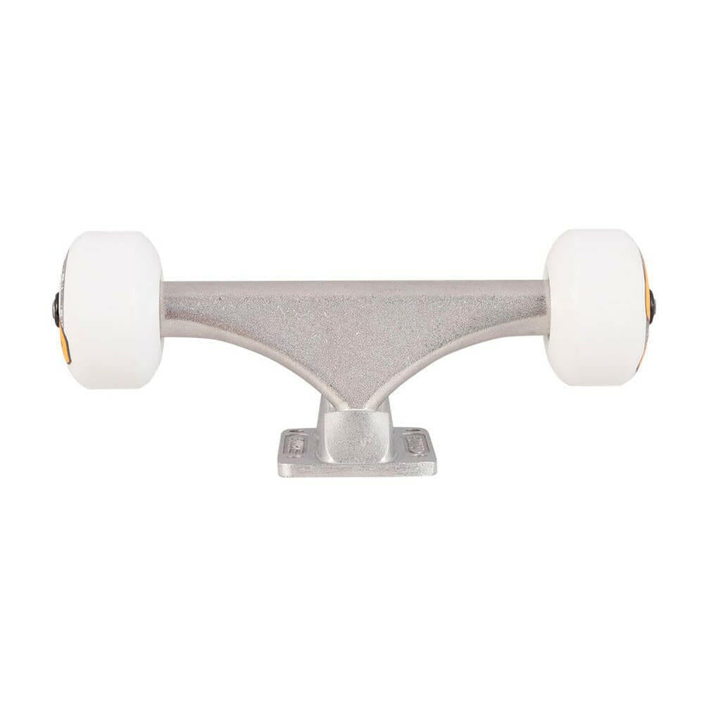 Bullet 130MM Trucks & OJ 53MM 83A Wheels Package Silver/White.