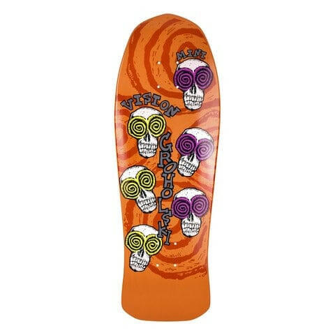 Vision - Tom Groholski Skeleton Mini 9.75 Reissue Skateboard Deck.