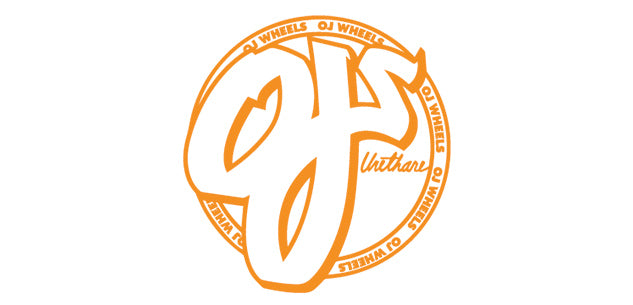 OJ Wheels logo orange