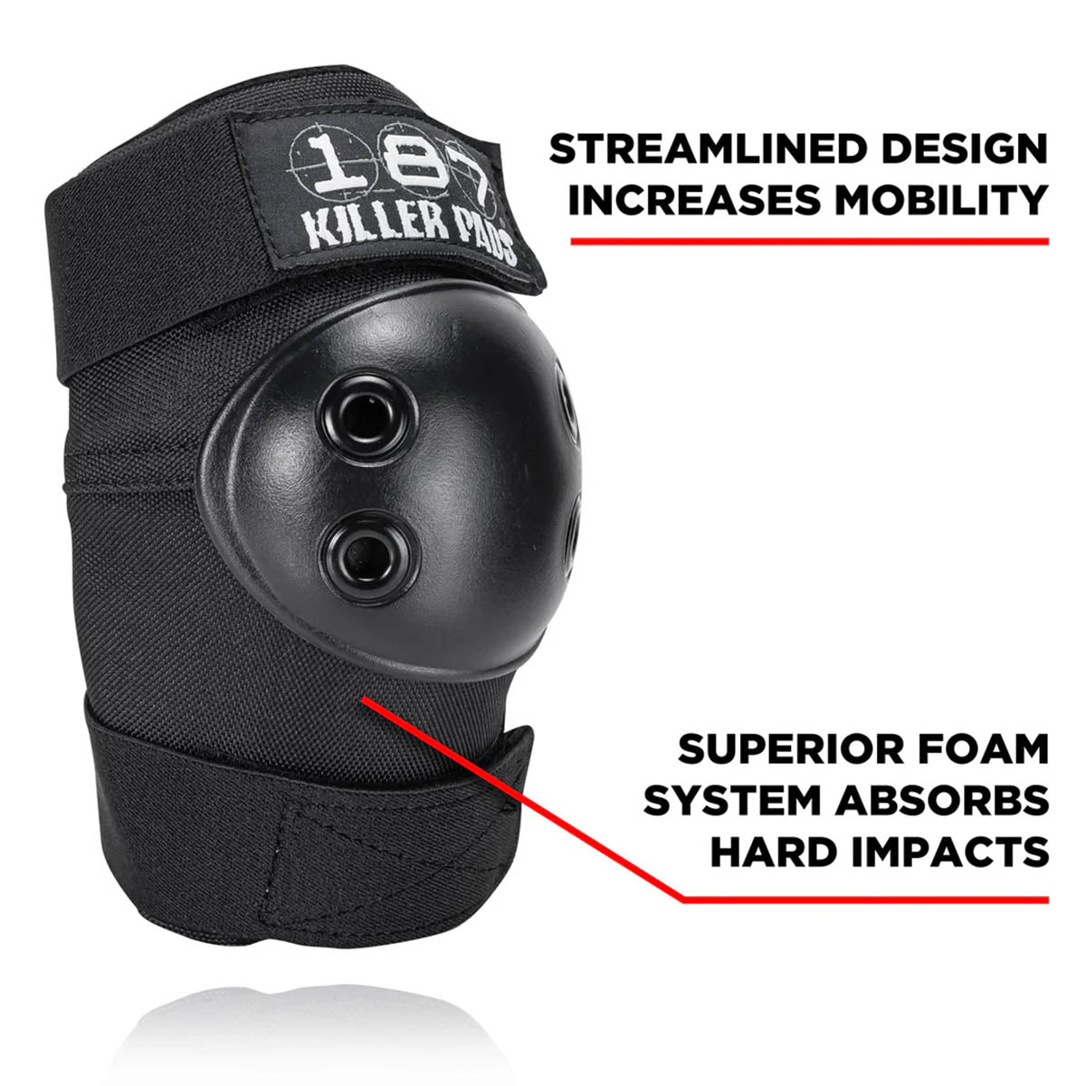 187 Killer Pads Elbow Pads Black Details