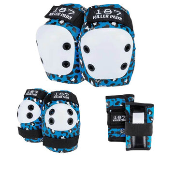 187 Killer Pads Junior Six Pack Pad Set Staab Blue