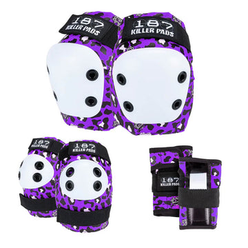 187 Killer PadsJunior Six Pack Pad Set Staab Purple
