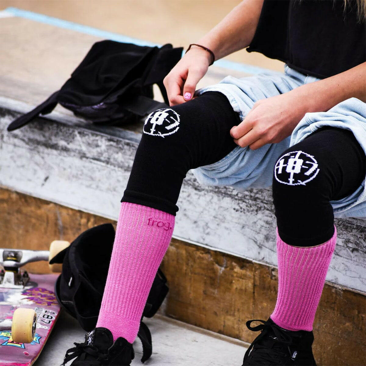 187 Killer Pads Knee Undersleeves Black.