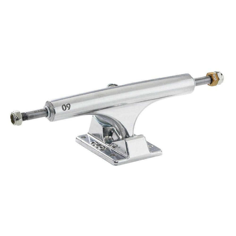 Ace - Polished Silver 60 AF1 Hollow Skateboard Trucks.