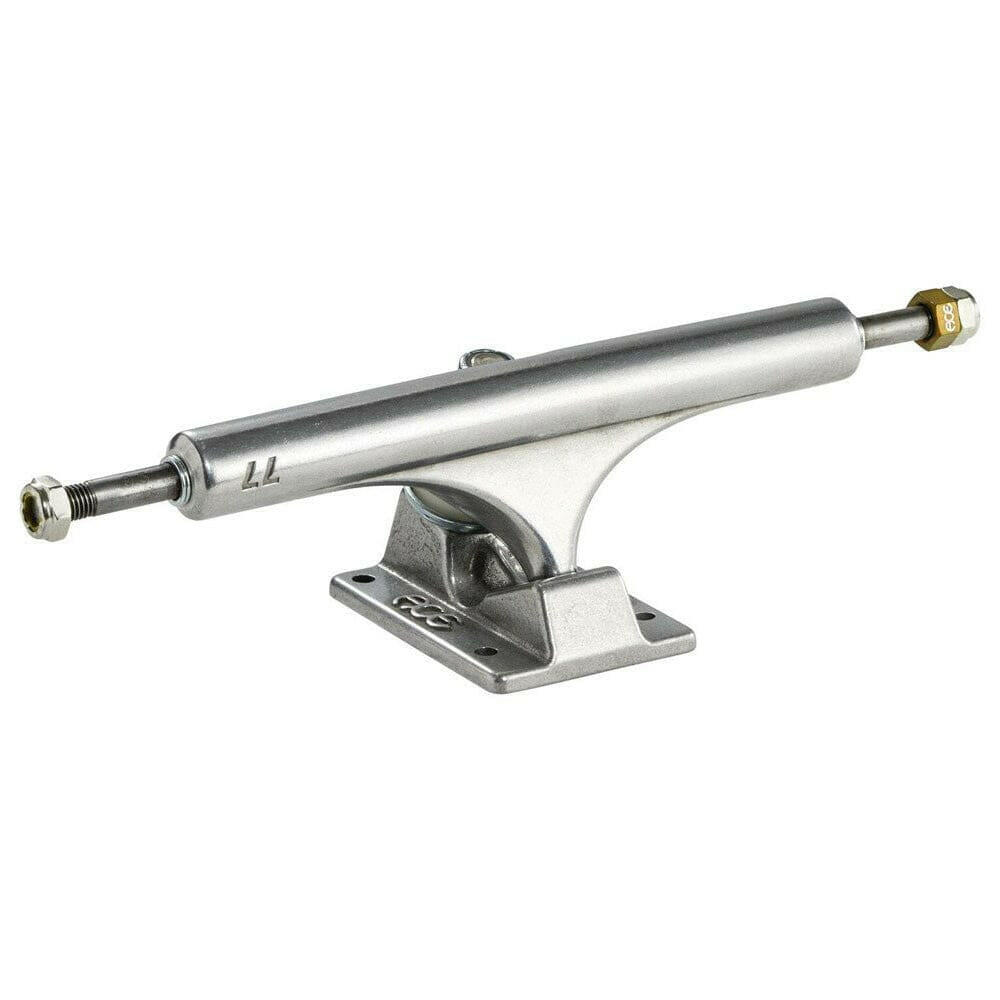 Ace - Polished Silver 80 AF1 Hollow Skateboard Trucks.