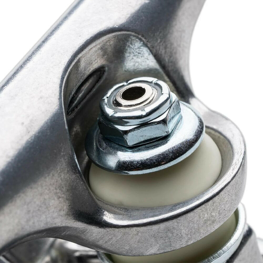 Ace - Polished Silver 80 AF1 Hollow Skateboard Trucks.