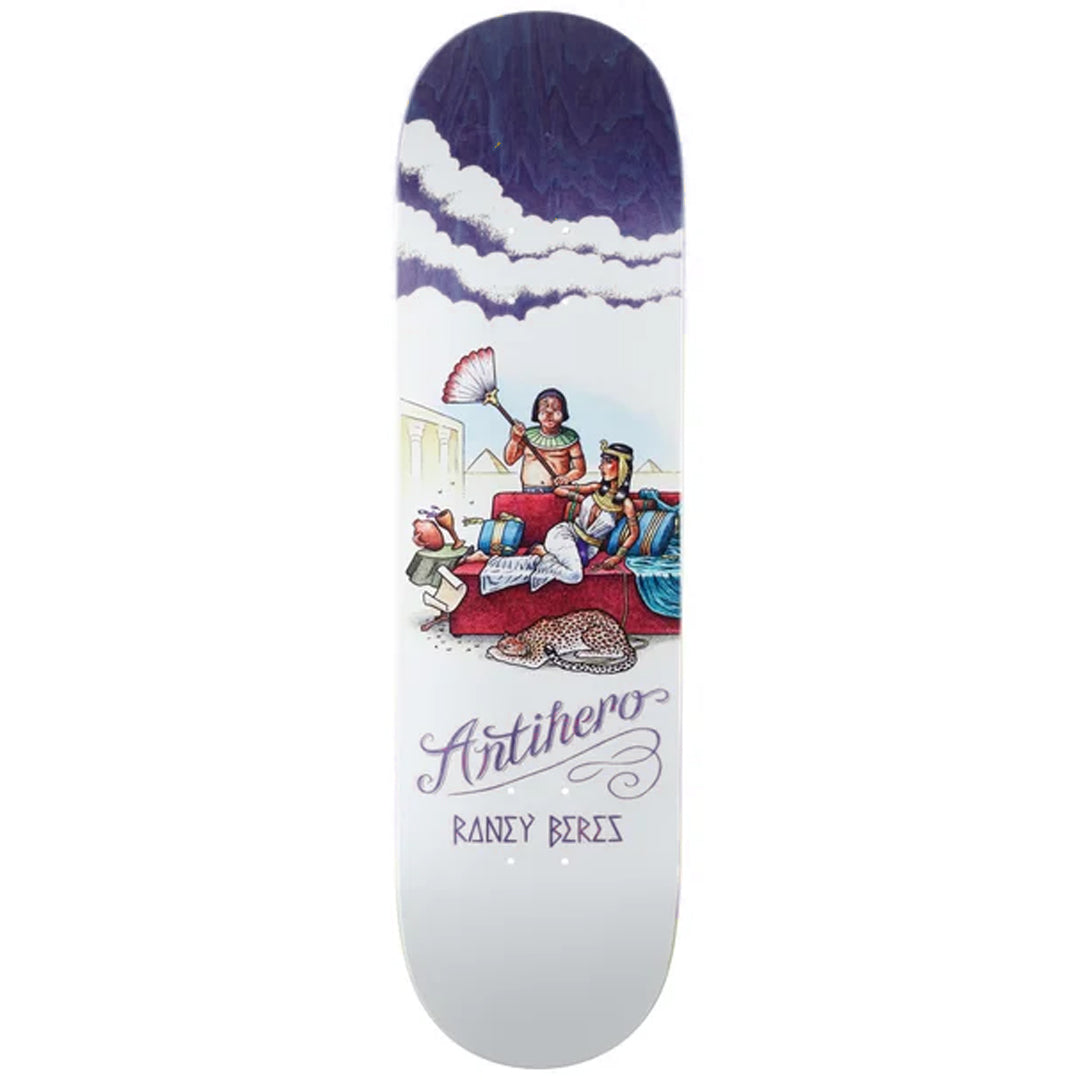 Anti-Hero Raney Beres Flatulent Beauties 8.75 Skateboard Deck Purple