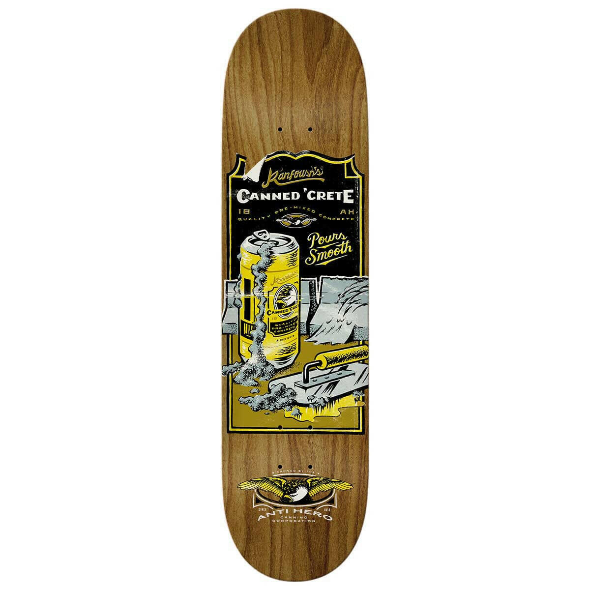 Anti Hero - Austin Kanfoush Canned Crete 8.25 Skateboard Deck.