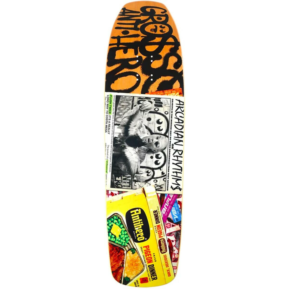 Anti Hero - Jeff Grosso Pigeon Vision 9.25 Skateboard Deck.