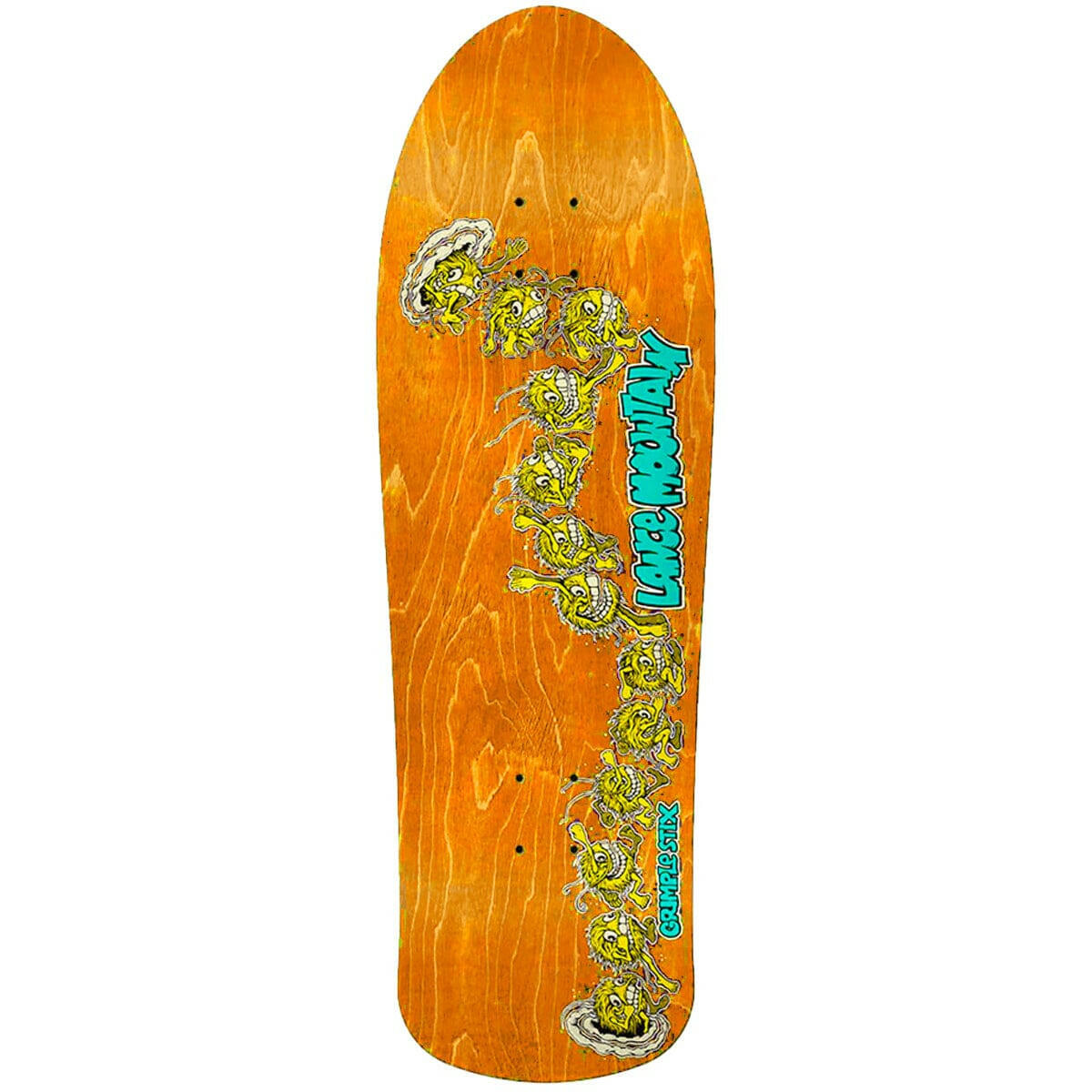 Anti Hero - Lance Mountain Guest Grimple Stix Orange 9.83 Skateboard Deck.