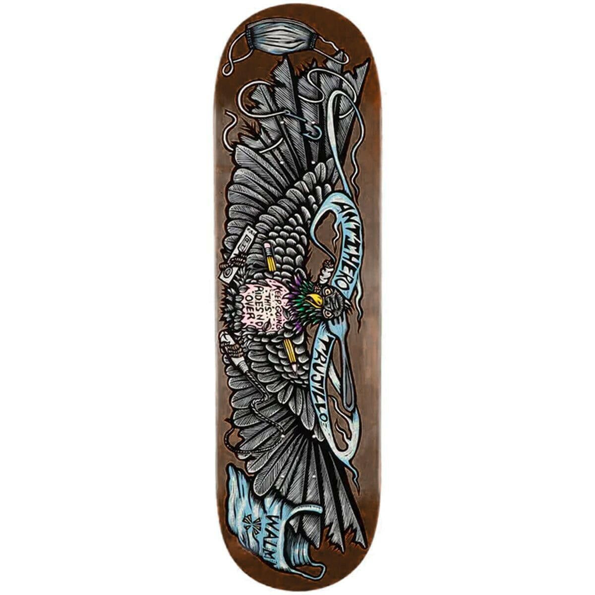 Anti Hero - Tony Trujillo Pigeon Vision 8.75 Skateboard Deck.