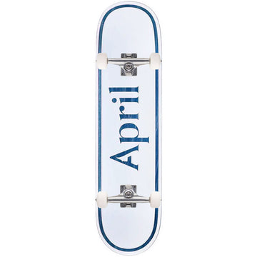 April Blue OG Logo Complete Skateboard