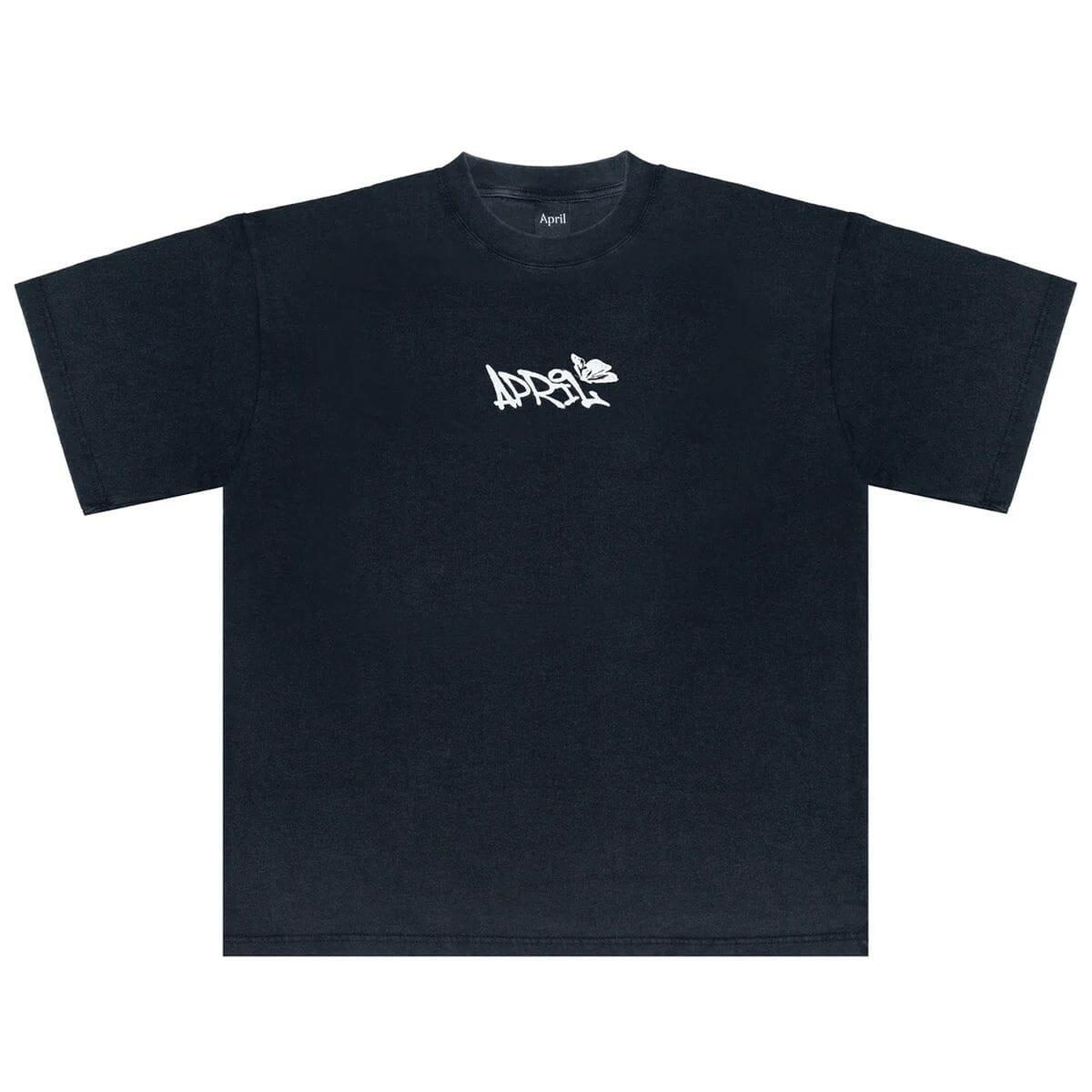 April - Sketch Tee Vintage Black.