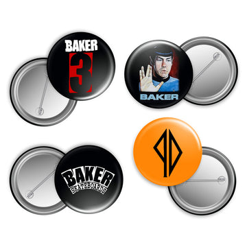 Baker - Baker 3 Buttons 4 Pack.