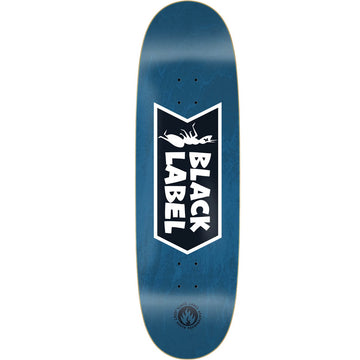 Black Label Ant Logo Blue 9.5 Skateboard Deck Top