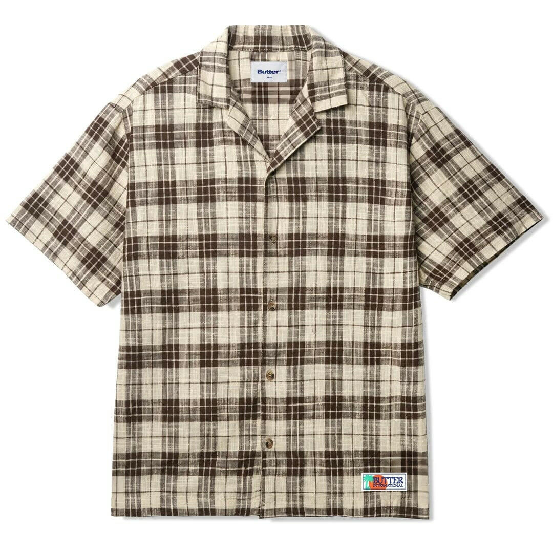 Butter Goods - Vacation S/S Shirt Brown.