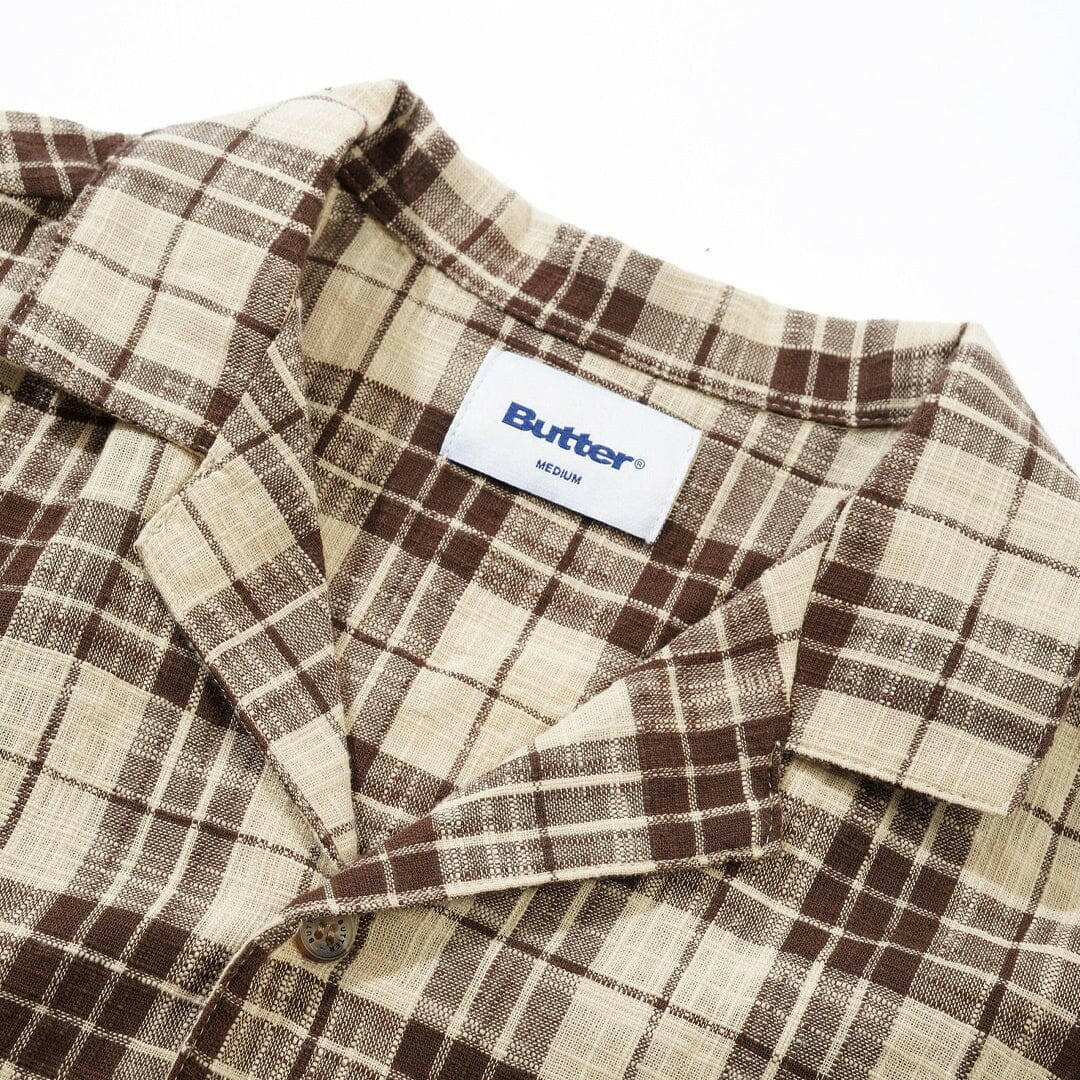 Butter Goods - Vacation S/S Shirt Brown.