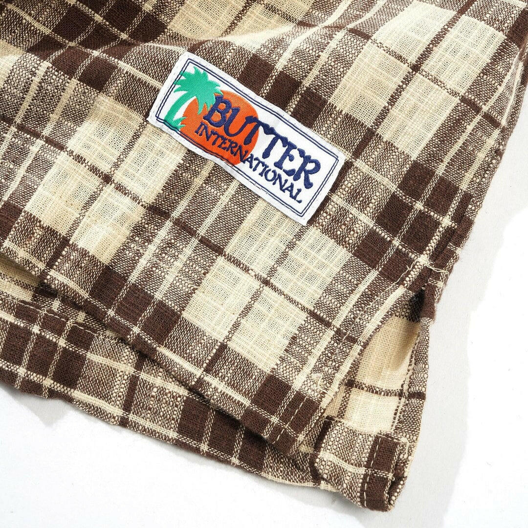 Butter Goods - Vacation S/S Shirt Brown.