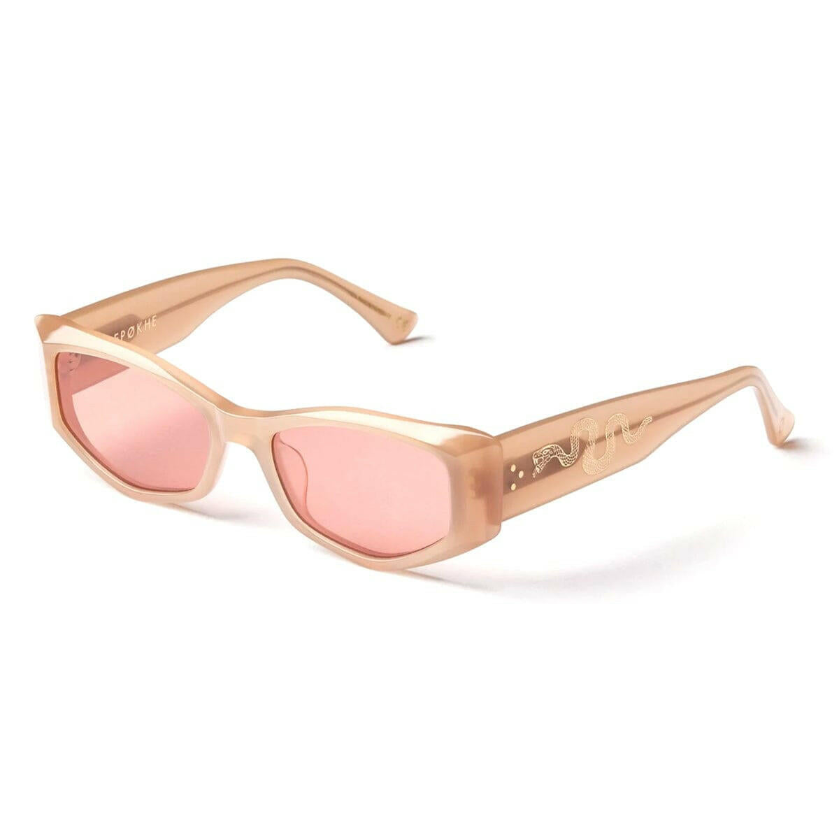 Epokhe - Guilty Sunglasses Bone Polished/Amber.