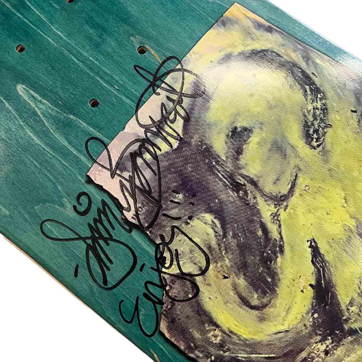 Girl - SIGNED Simon Bannerot Traveler 8.125 Skateboard Deck Close Up